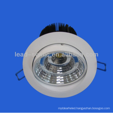 China manufacturer new arrival round white aluminum shell hight bright le cob 10w dimmable 5W,10W,15W,20W cob china led lights